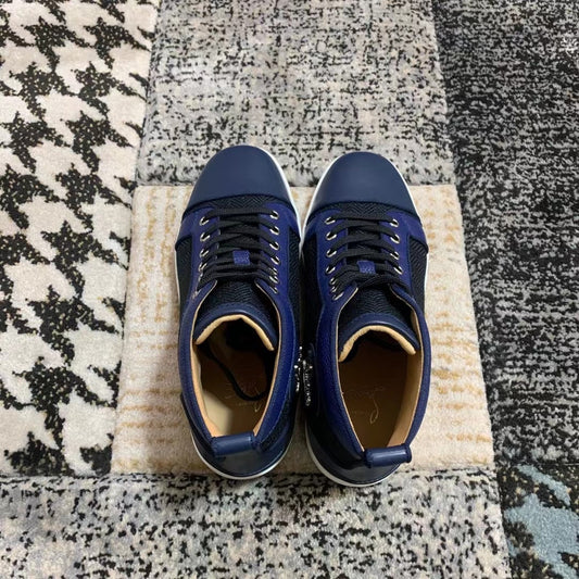 Christian Louboutin Blue / Black Classic High