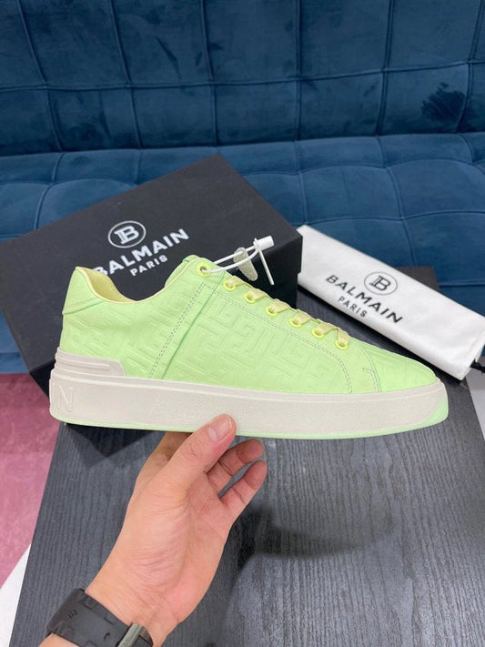 Balmain Casual Leather Green