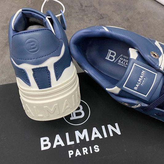Balmain Casual Leather Dark Blue
