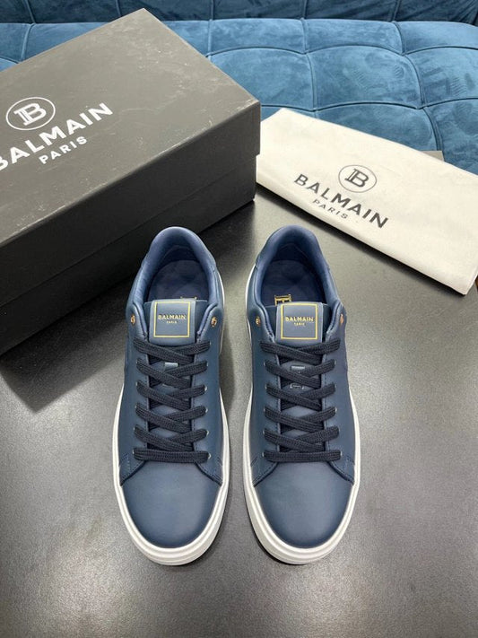 Balmain Casual Leather Dark Blue