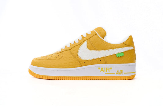 LV x Nike Air Force One Yellow