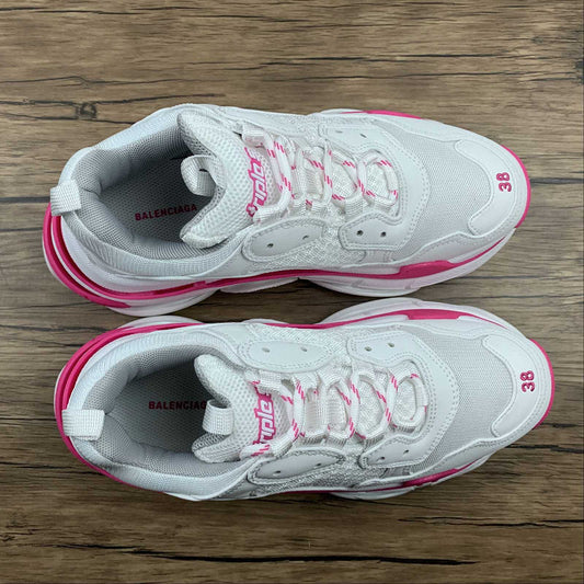 Balenciaga Triple-S White Pink