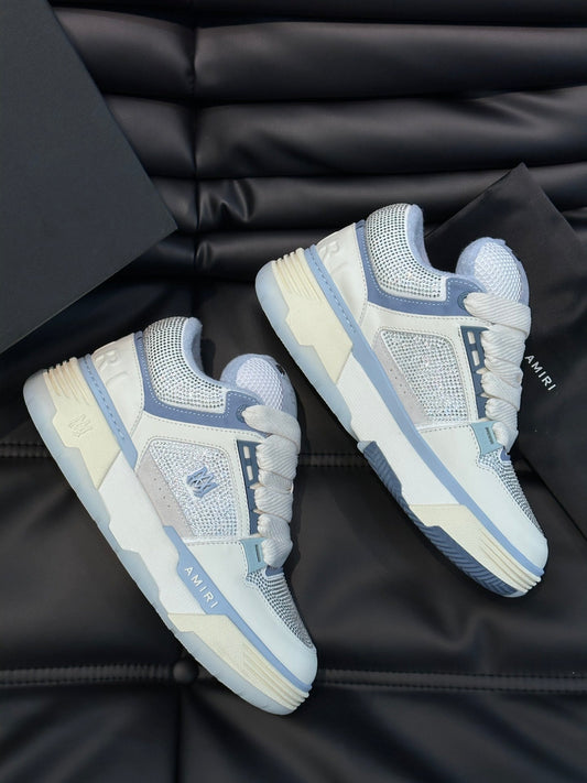Amiri MA-1 Baby Blue Diamonds Custom – New Collection!