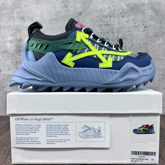 Off White Odsy 1000 Blue & Neon