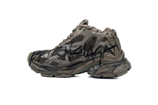 Balenciaga Runner Brown Graffiti