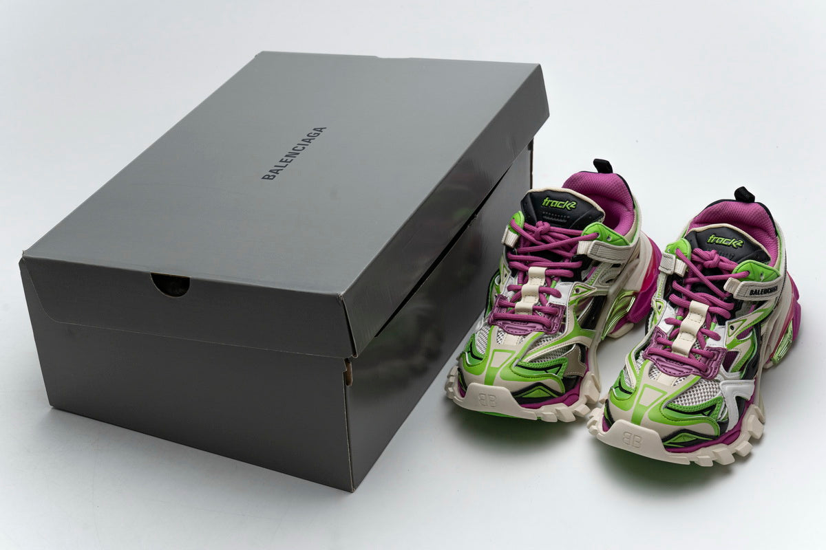 Balenciaga Track 2.0 Green Pink