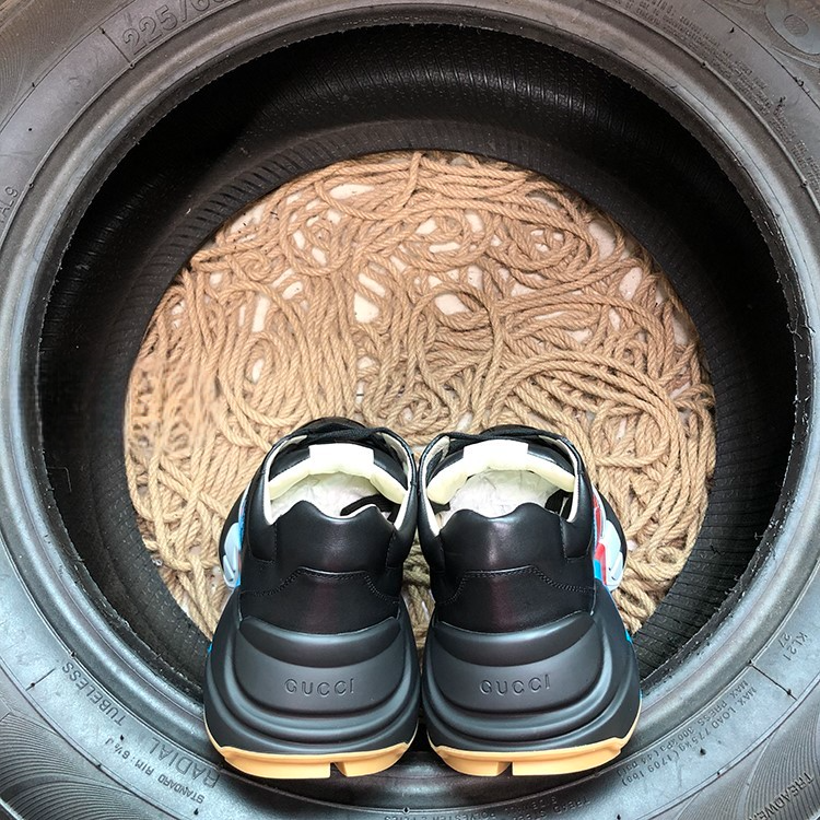 Gucci Rython Black 3 Stripes