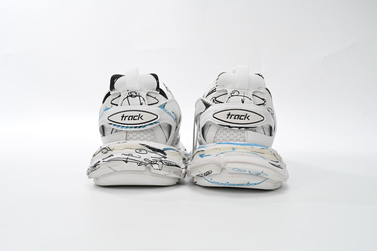 Balenciaga Track White Graffiti