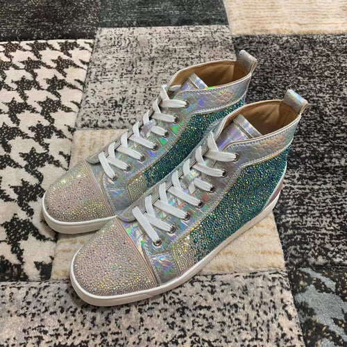 Christian Louboutin Turquoise Diamonds High