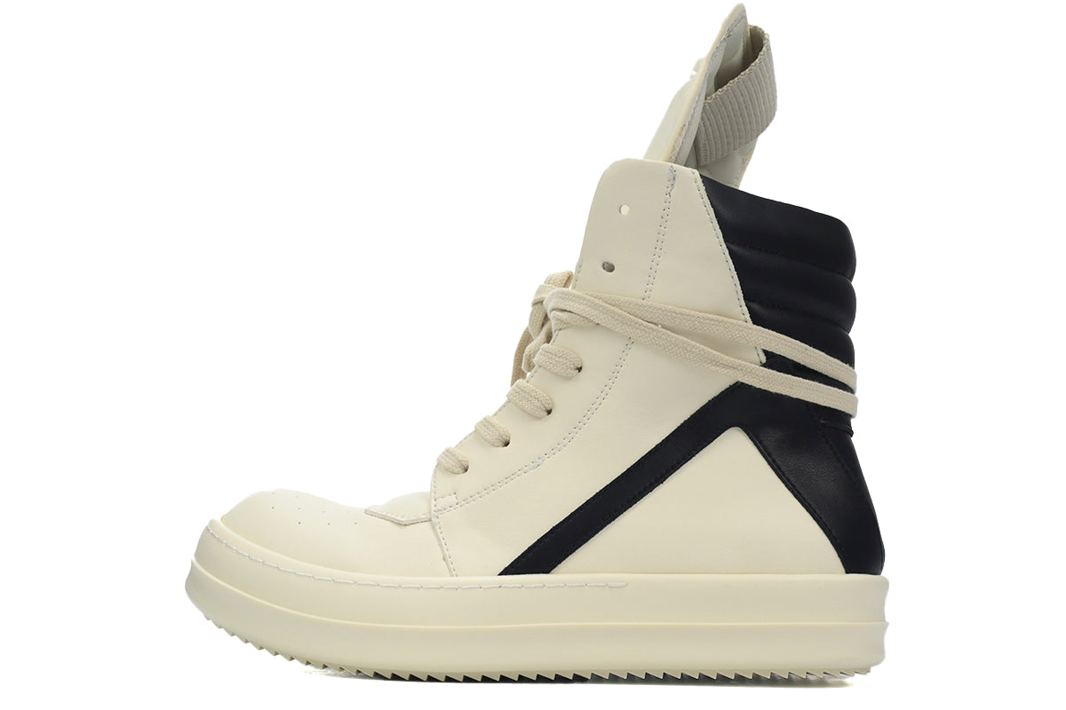 Rick Owens Geobasket Milk Black