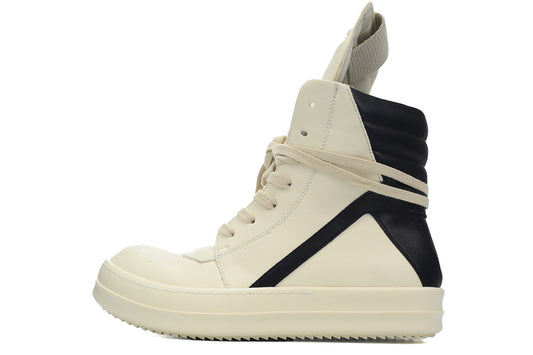 Rick Owens Geobasket Milk Black