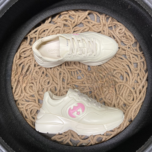 Gucci Rython Interlocking White Pink