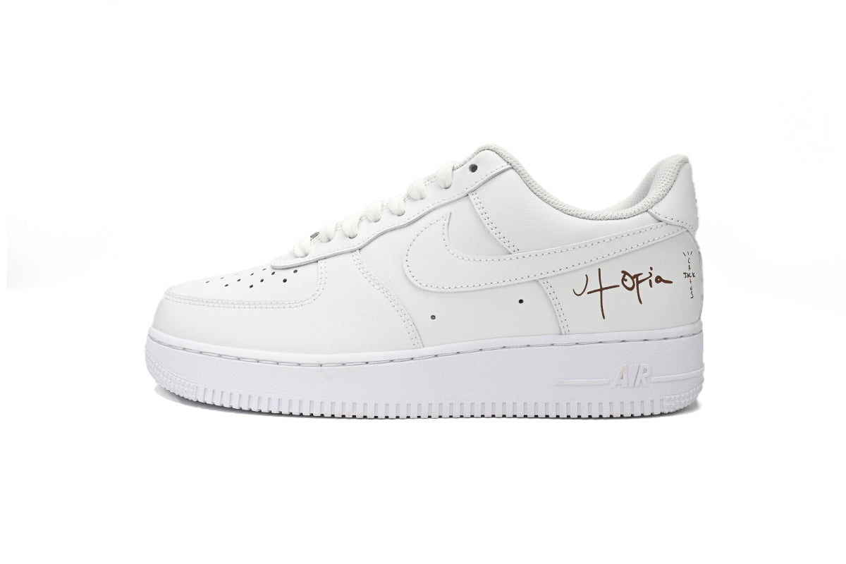 Nike Air Force Triple White Utopia Travis Scott