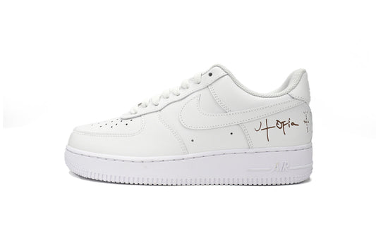 Nike Air Force Triple White Utopia Travis Scott