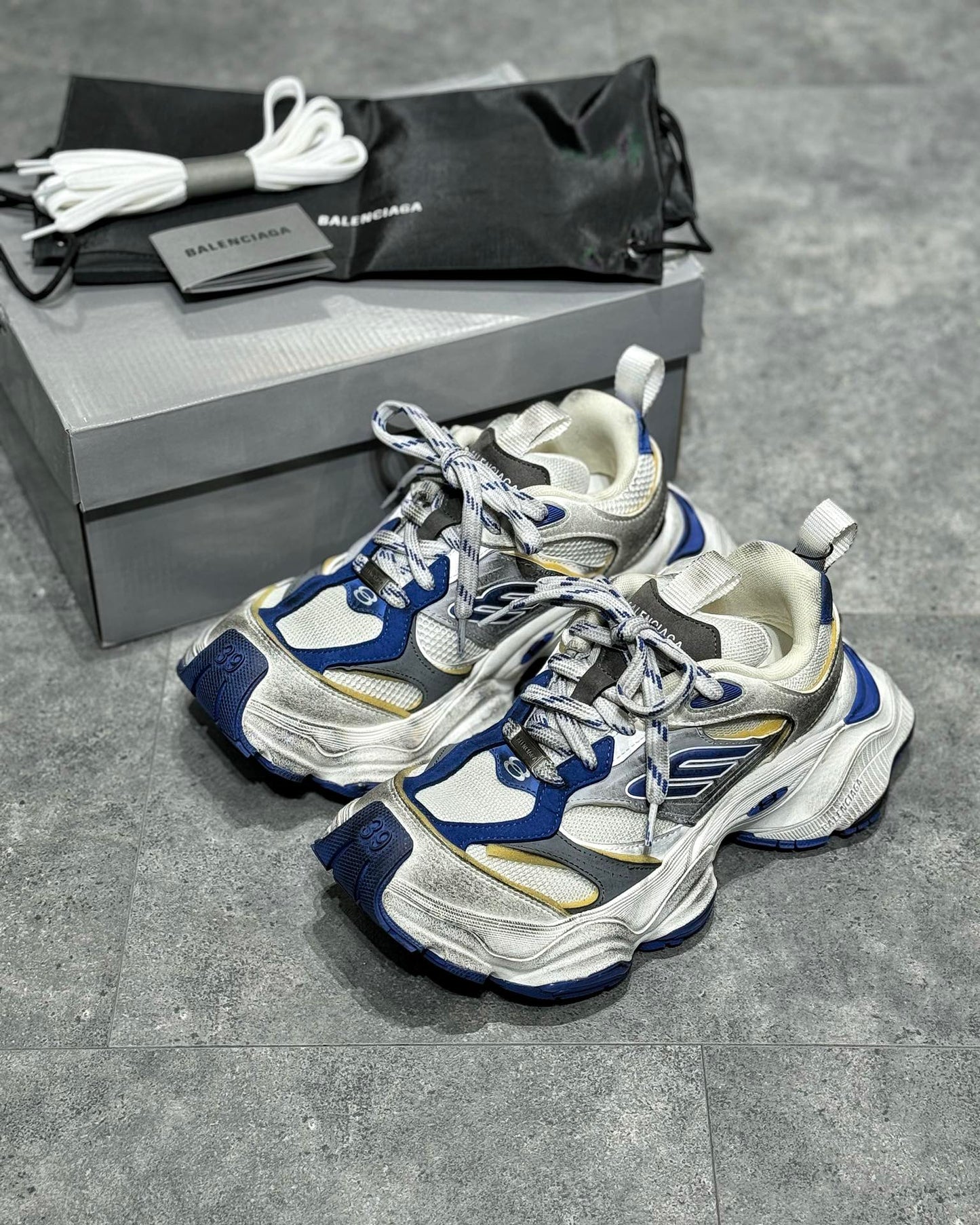 Balenciaga Cargo Blue Gray