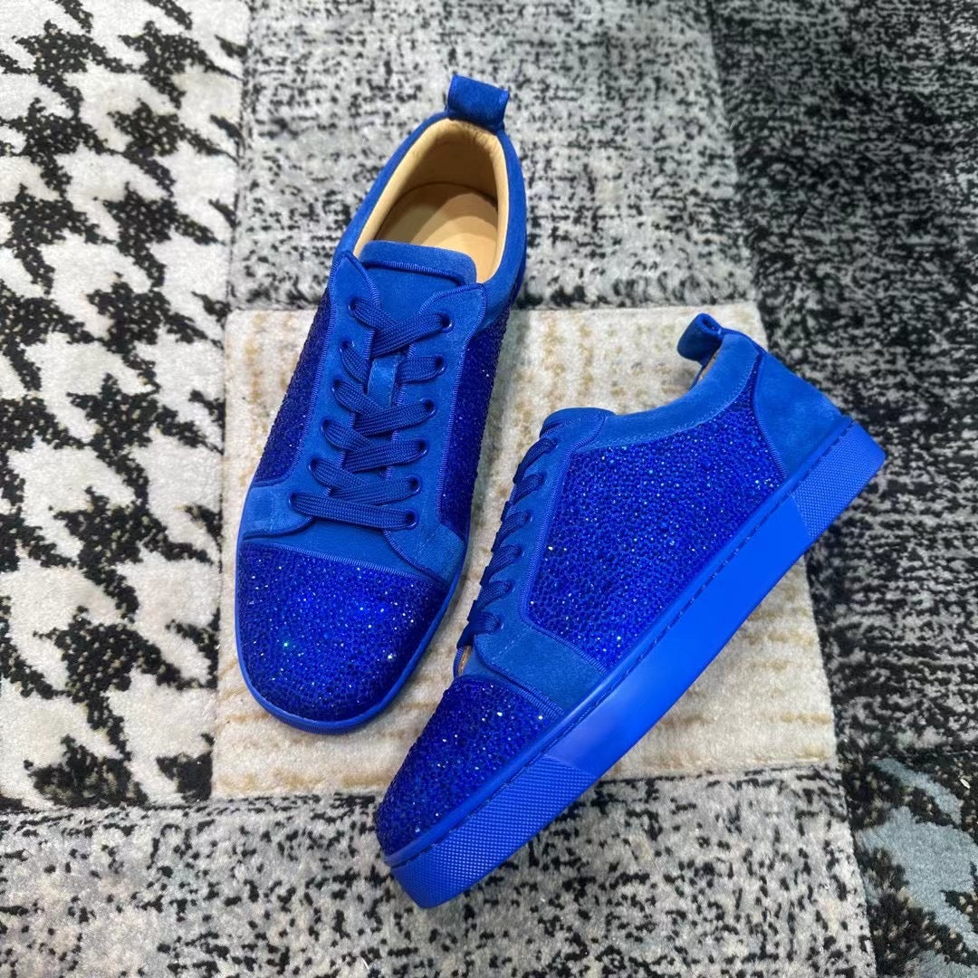 Christian Louboutin Blue Diamonds Low