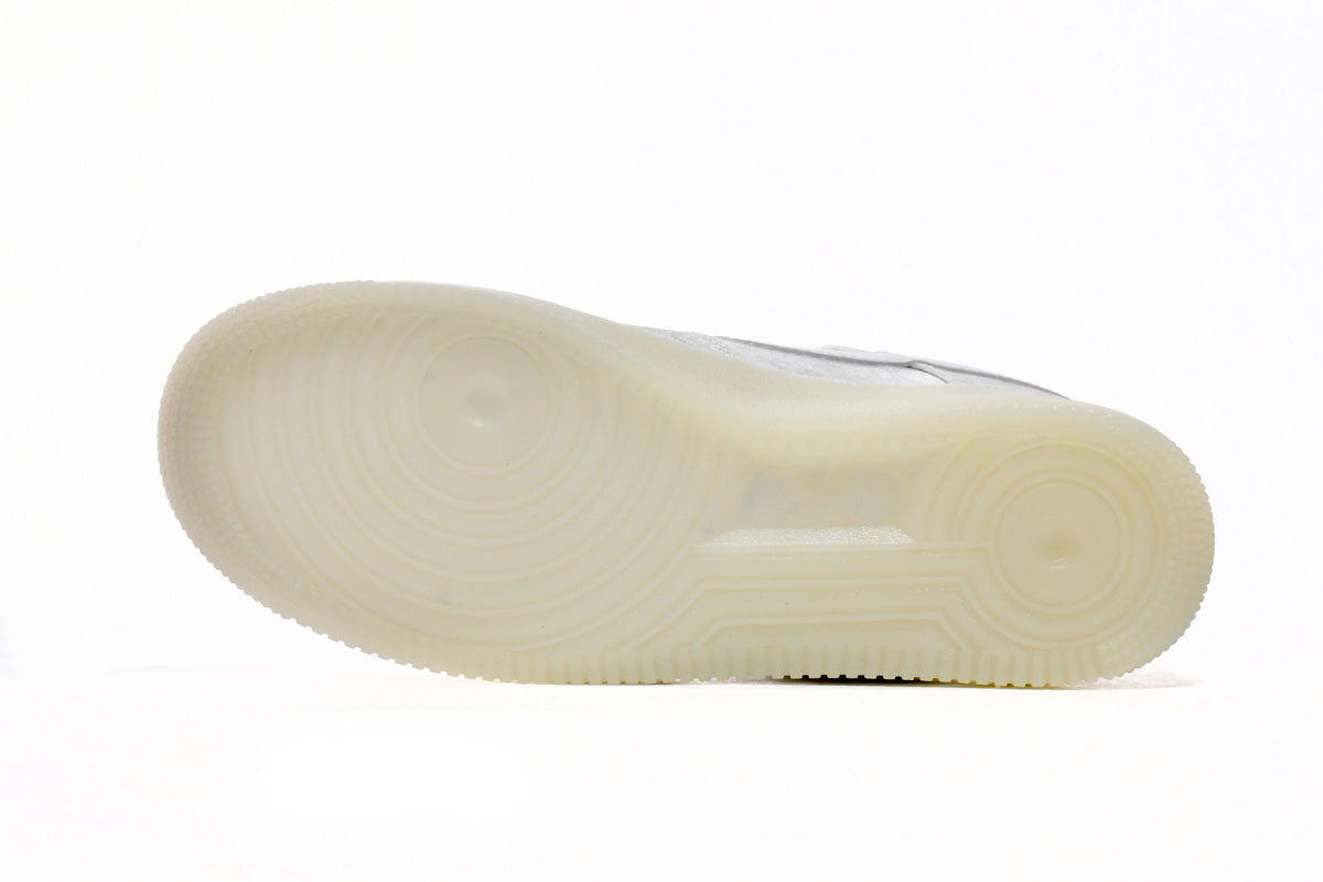 CLOT x Nike Air Force Premium White Silk