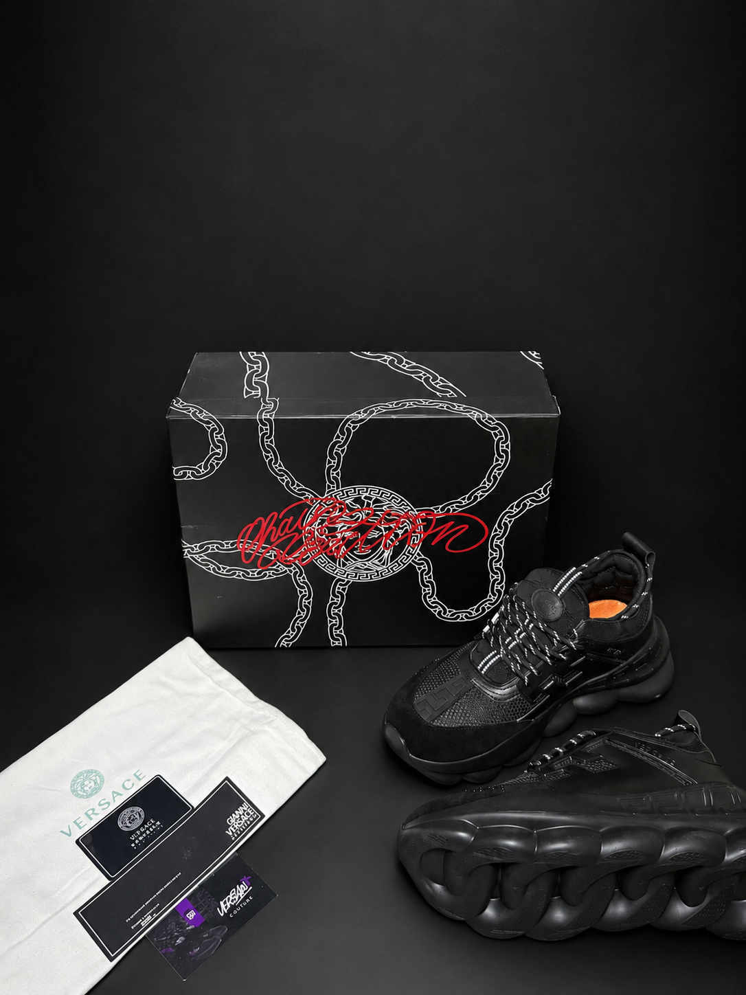 Versace Chain Reaction Black