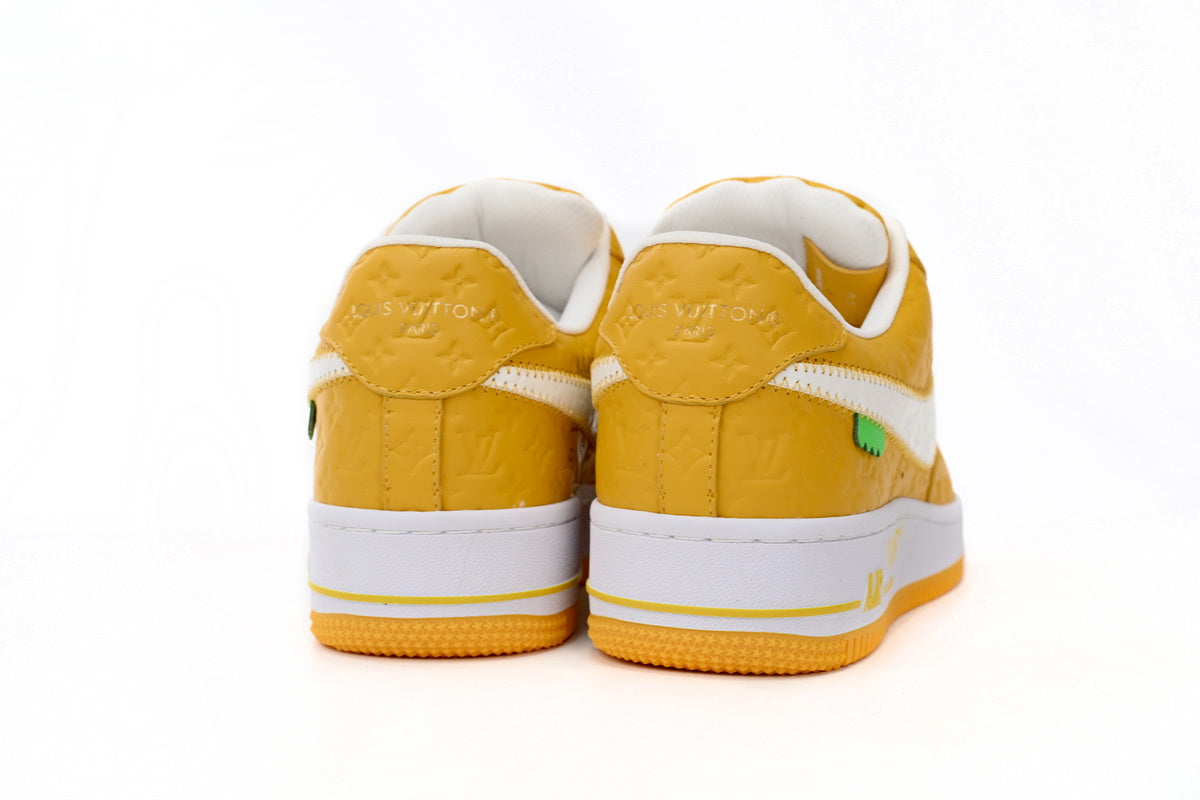 LV x Nike Air Force One Yellow