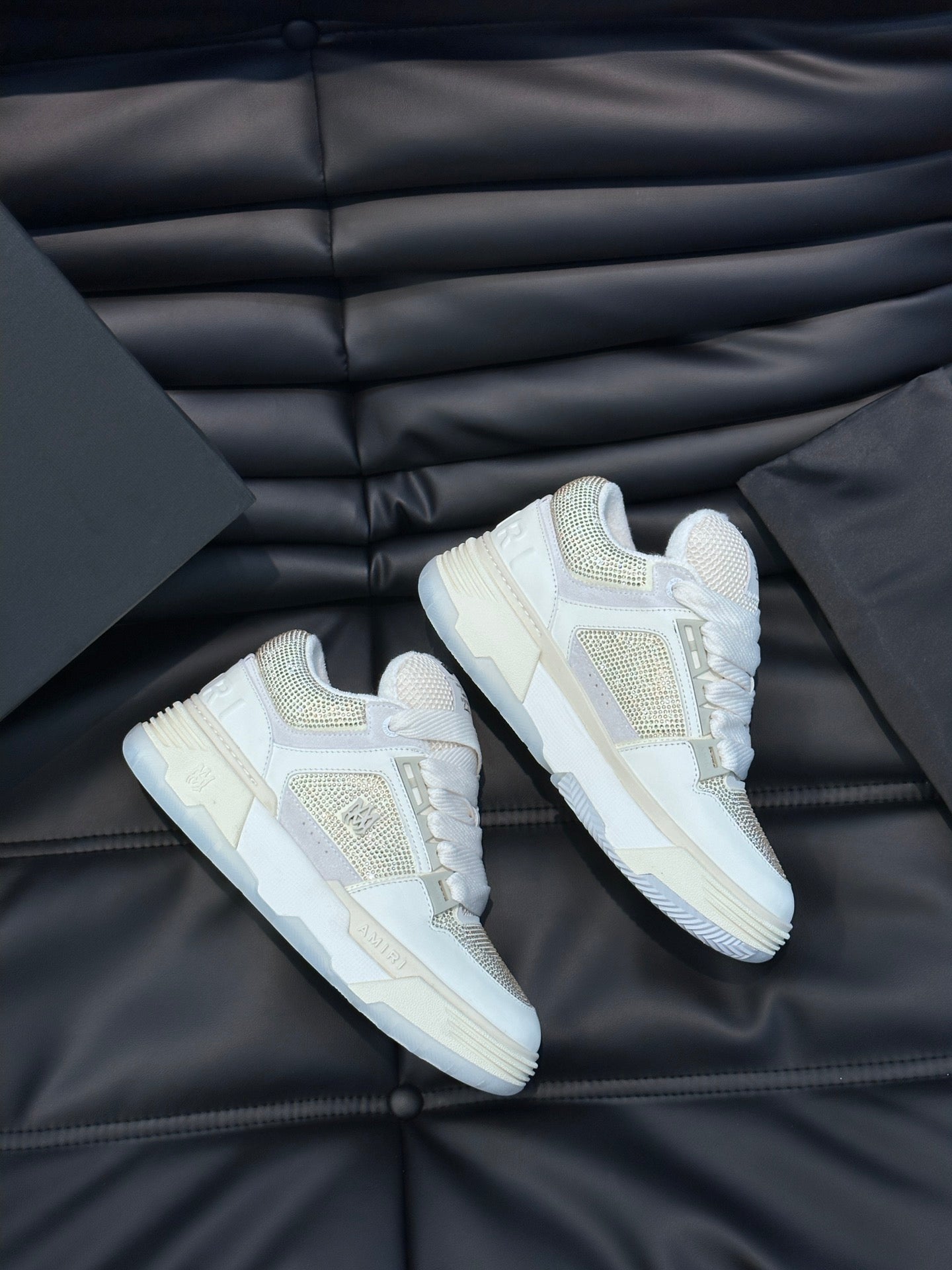 Amiri MA-1 Silver Diamonds Custom – New Collection!