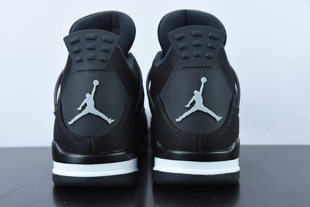 Jordan 4 Black Canvas