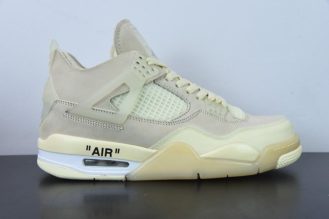 Jordan 4 Off White Sail