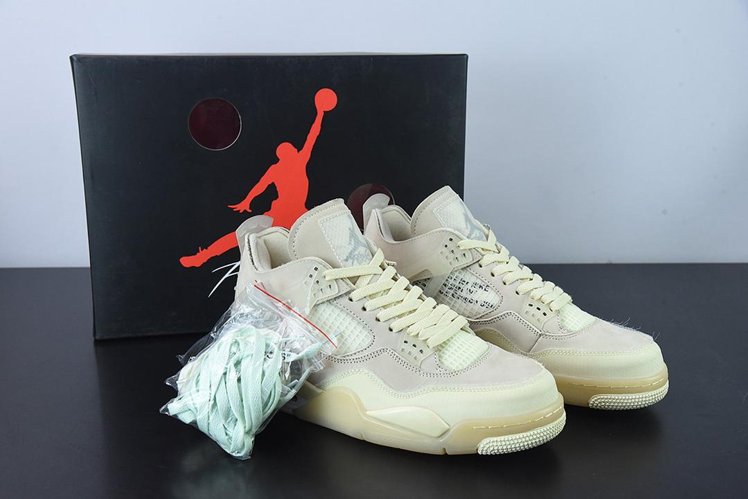 Jordan 4 Off White Sail