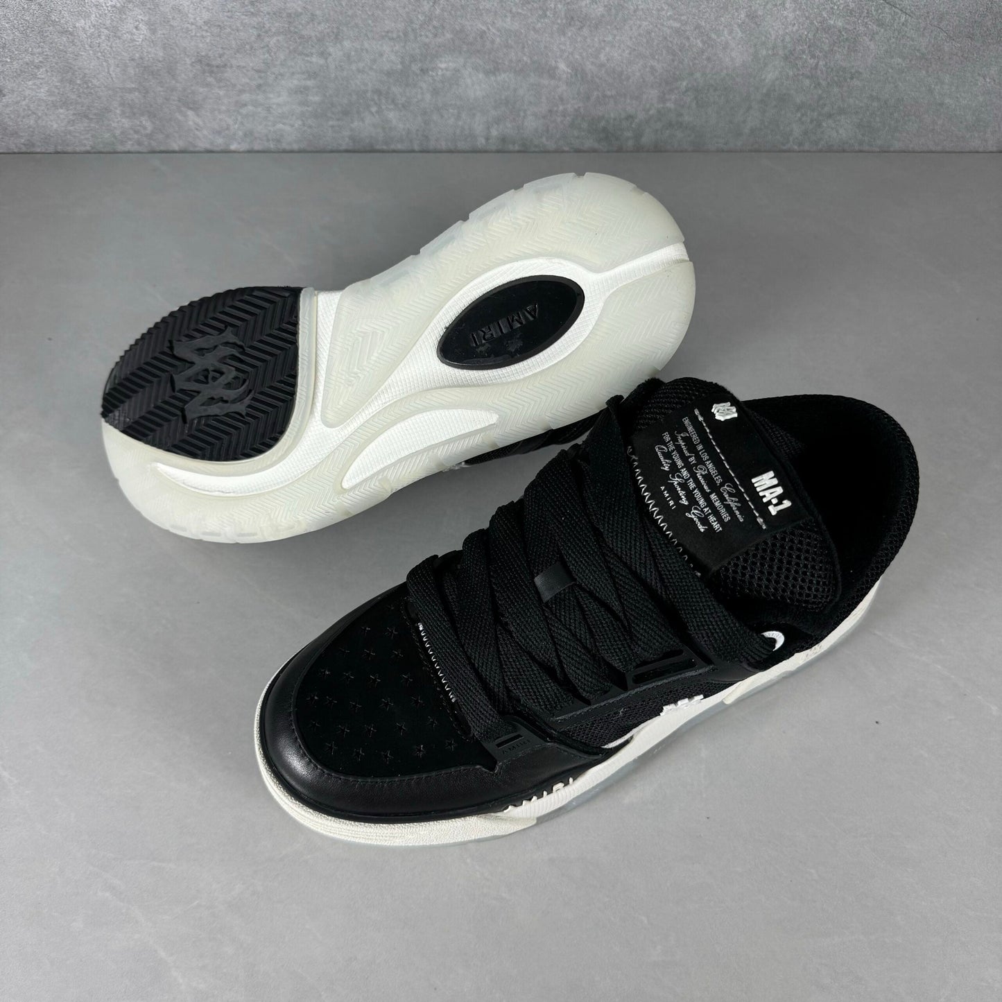 Amiri MA-1 Black & White Sole
