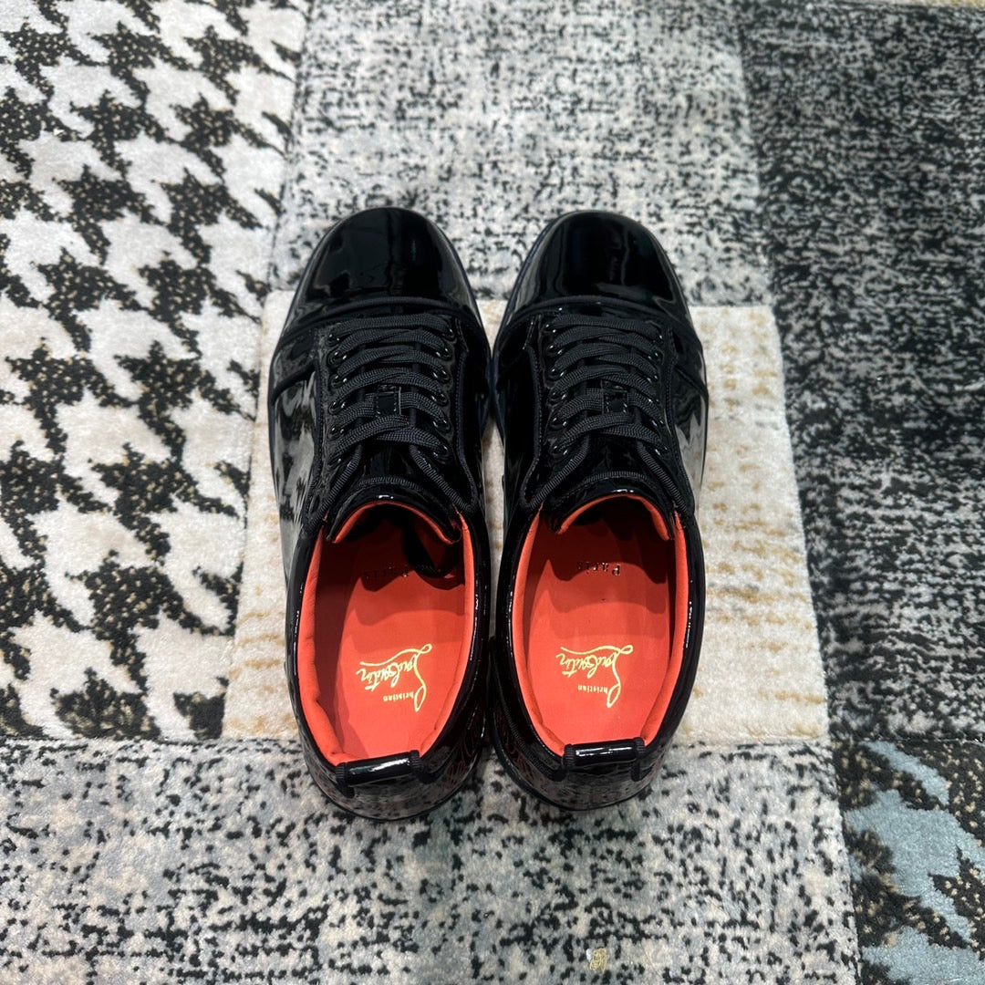 Christian Louboutin Black Patent Low