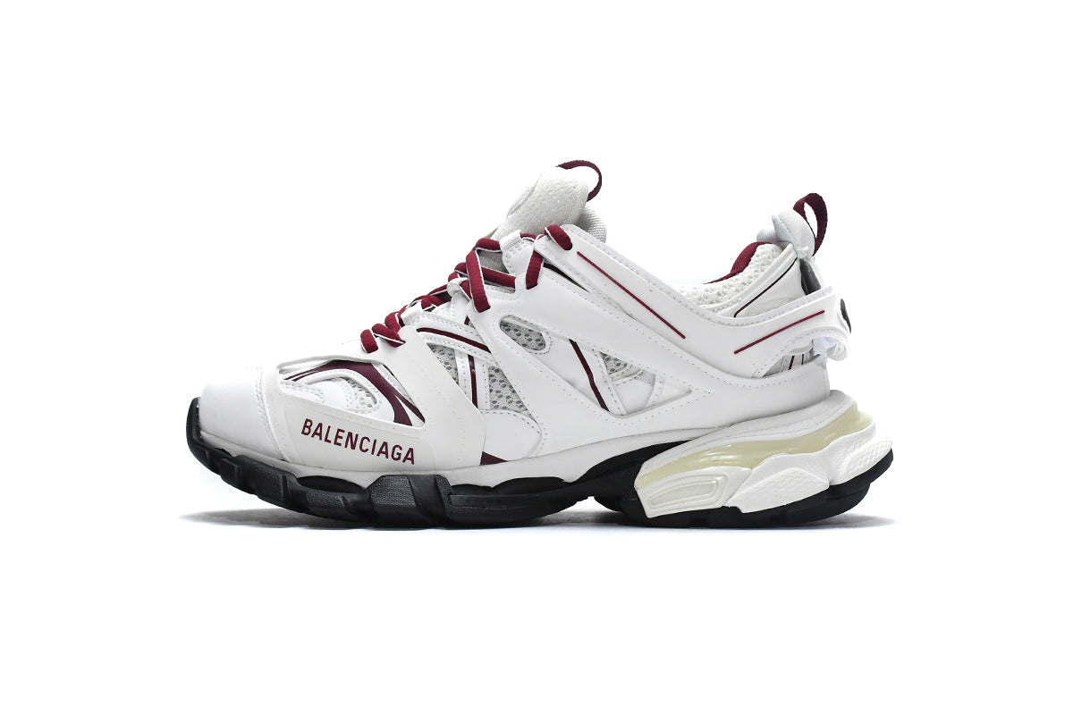 Balenciaga Track White Claret Red