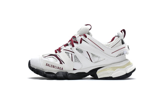 Balenciaga Track White Claret Red