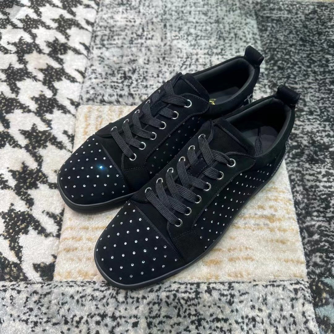 Christian Louboutin Full Black Diamonds