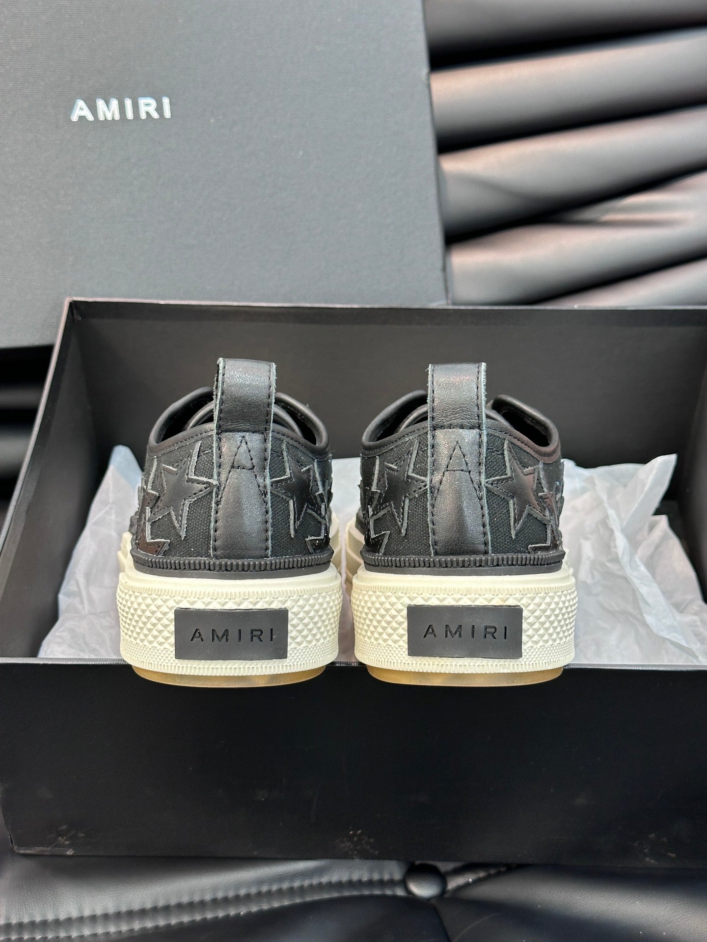 Amiri Black Star Canvas