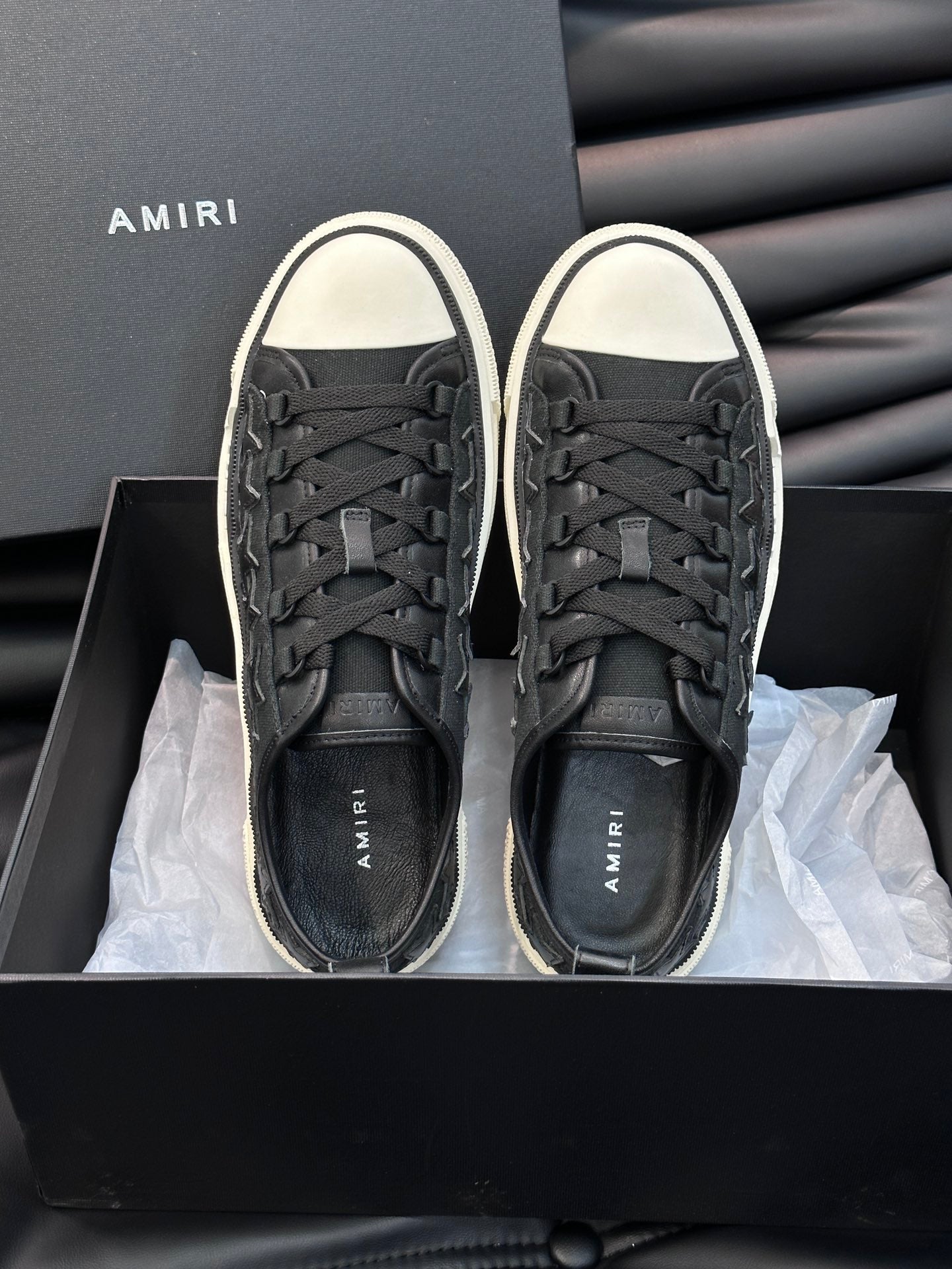 Amiri Black Star Canvas