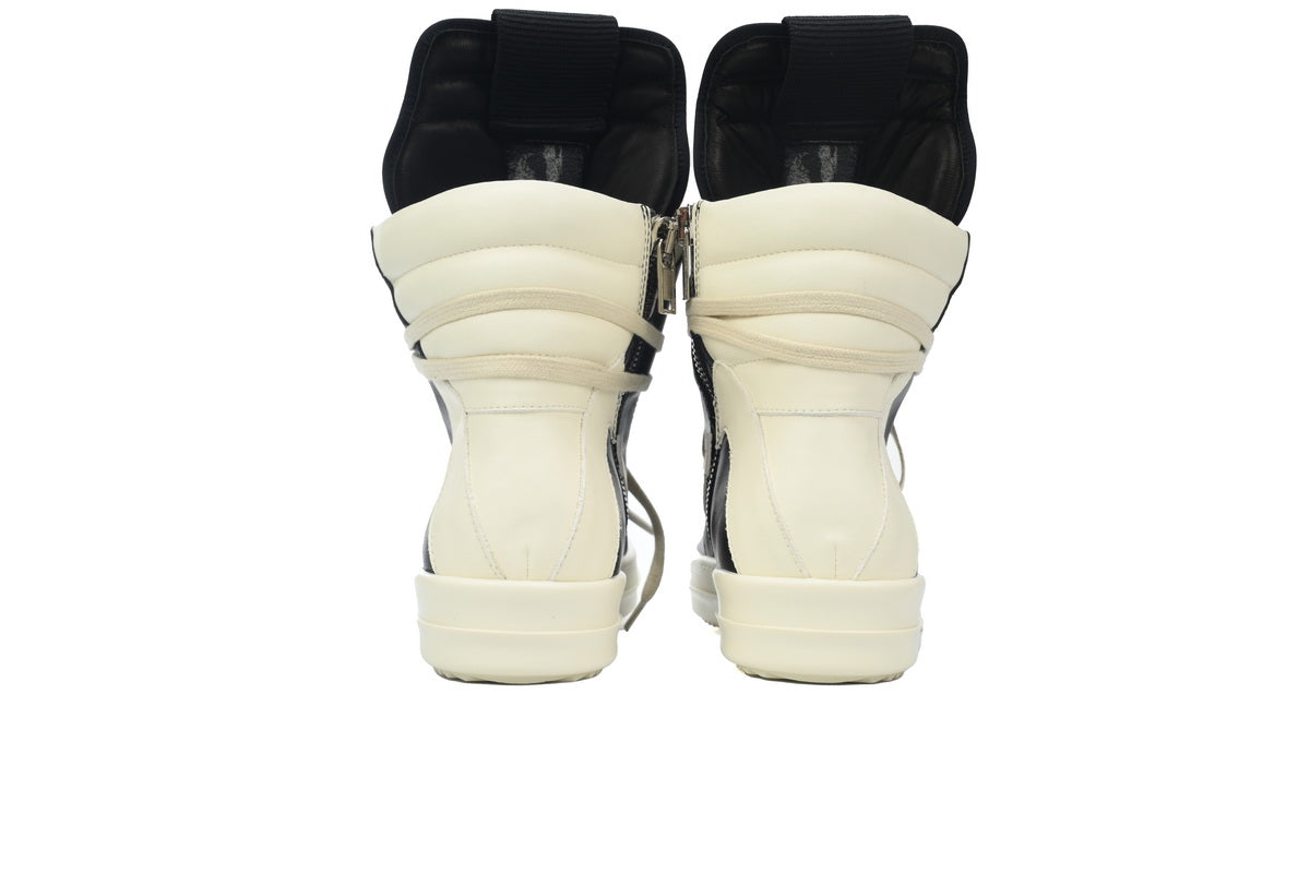 Rick Owens Geobasket Black White
