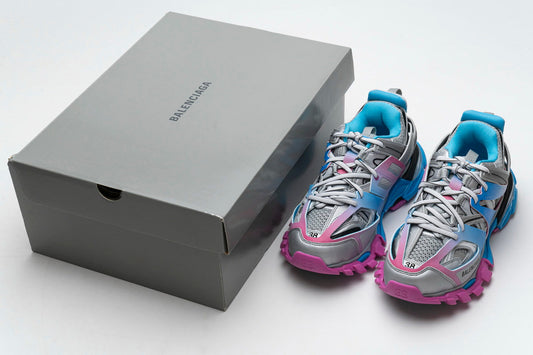 Balenciaga Track Blue Pink Silver