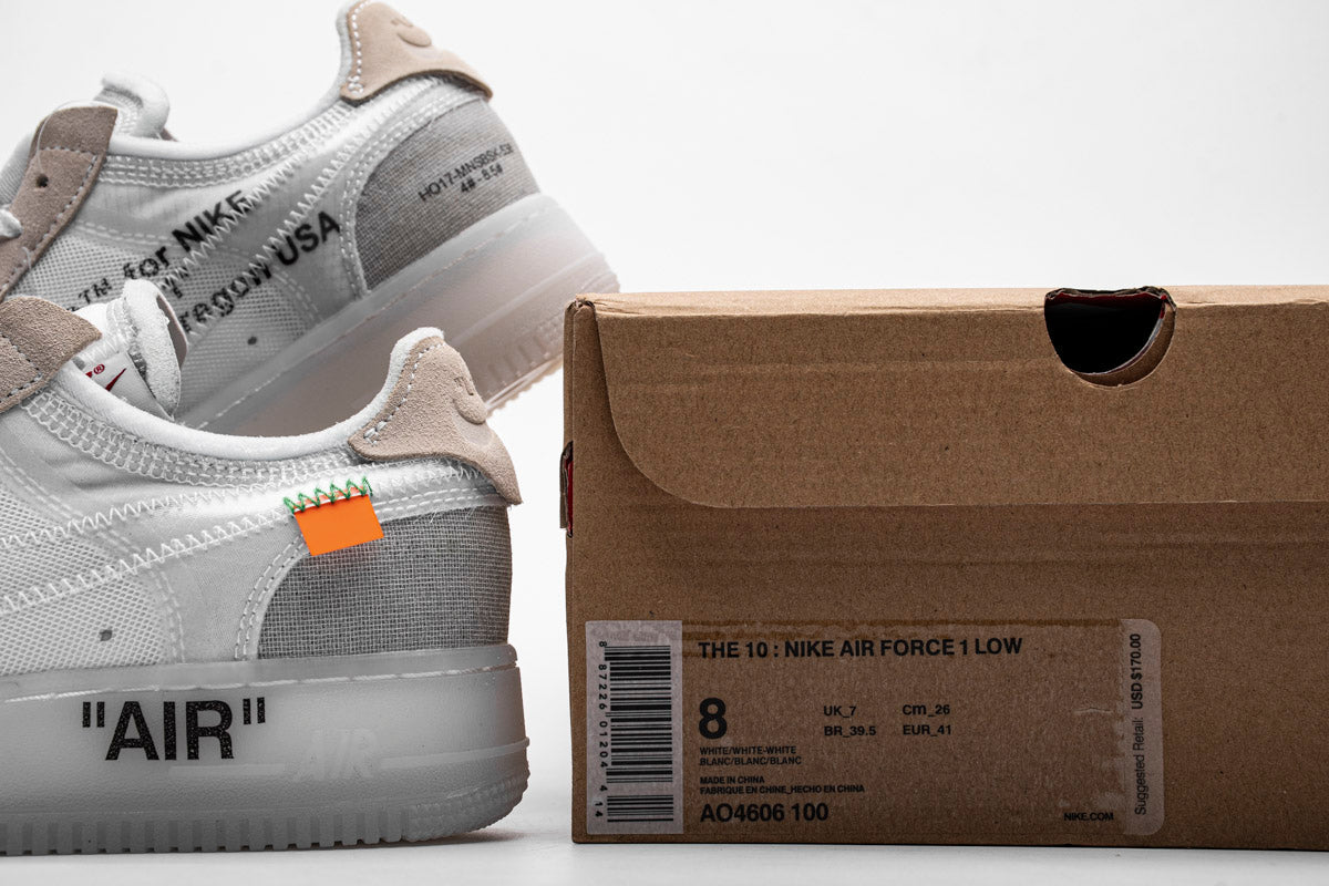 Nike Air Force x Off White White