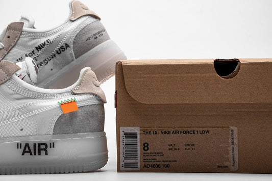 Nike Air Force x Off White White