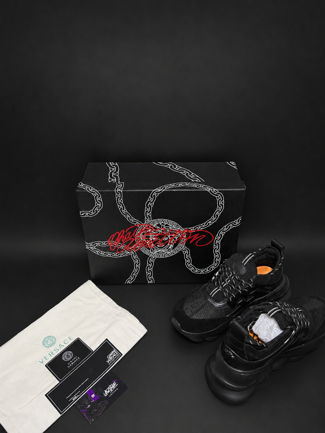 Versace Chain Reaction Black