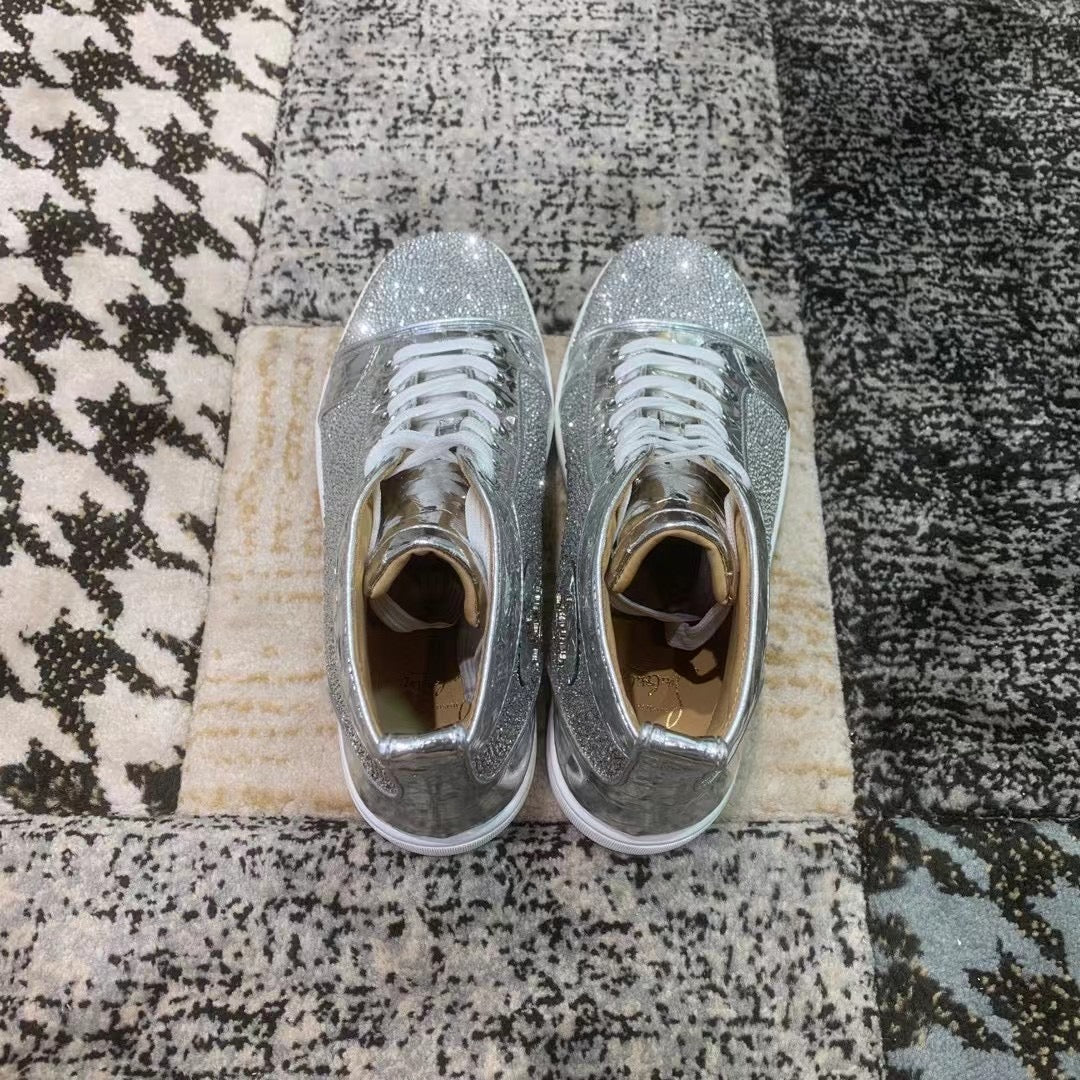 Christian Louboutin Silver High