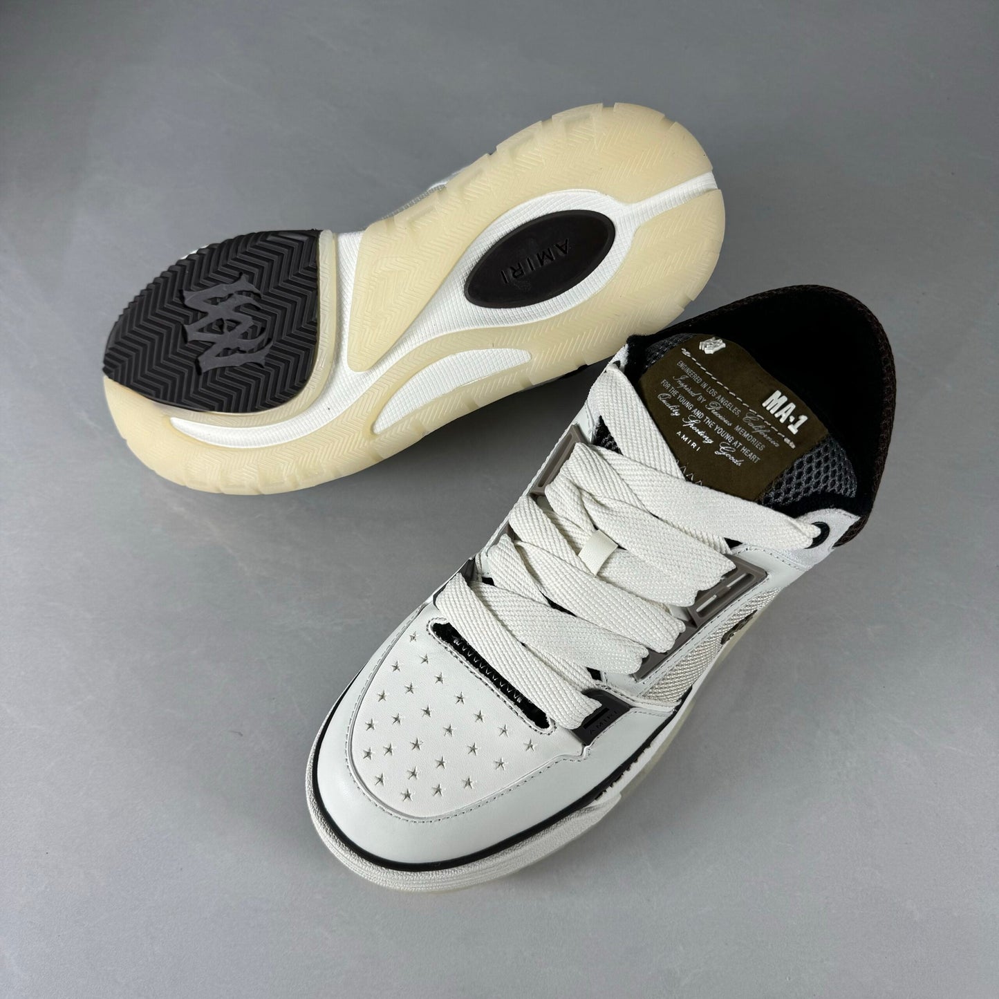 Amiri MA-1 Brown & White