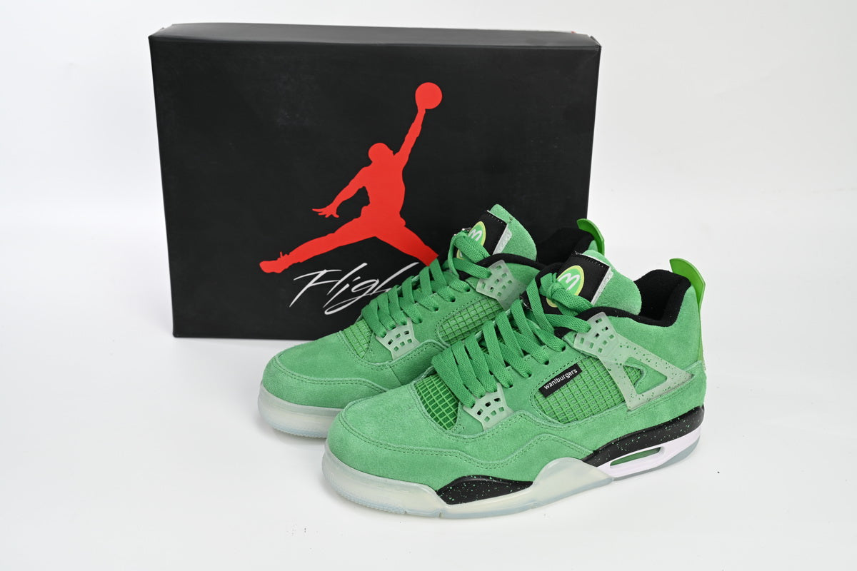 Jordan 4 Emerald Green Black