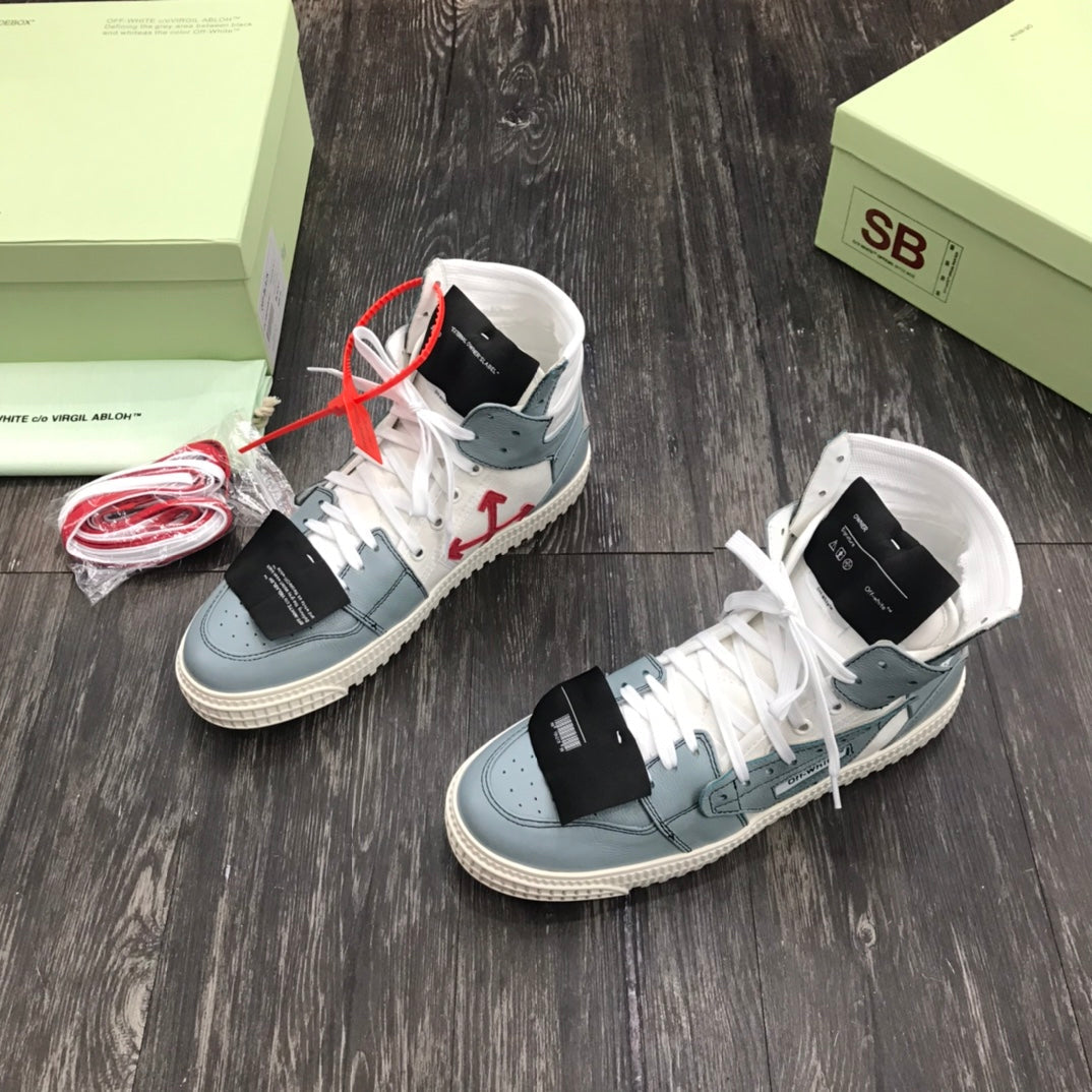 Off White Court 3.0 Baby Blue White