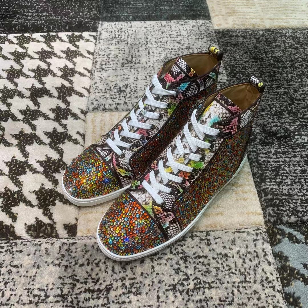 Christian Louboutin Multicolor Diamonds High