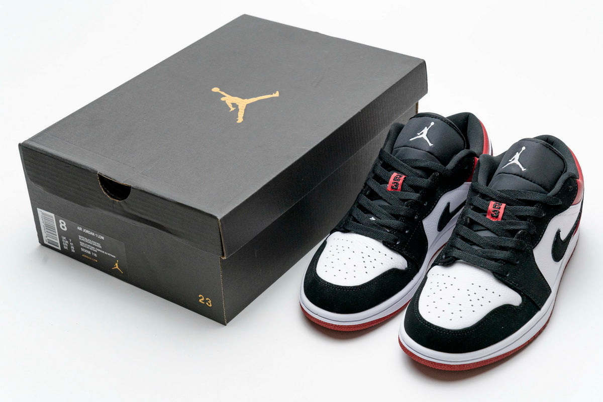 Jordan 1 Low Black Toe
