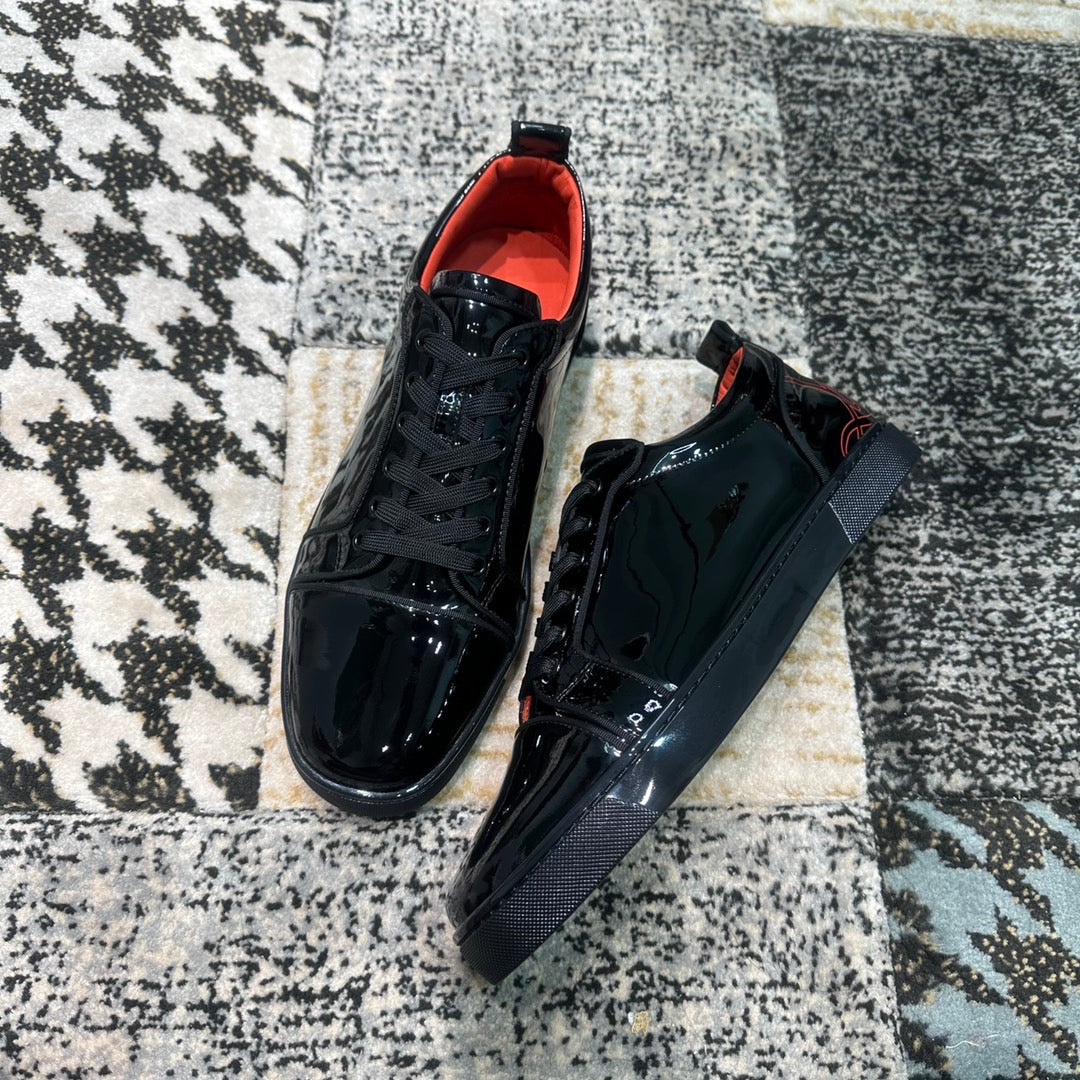 Christian Louboutin Black Patent Low