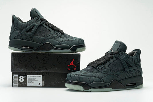 Jordan 4 Kaws Black