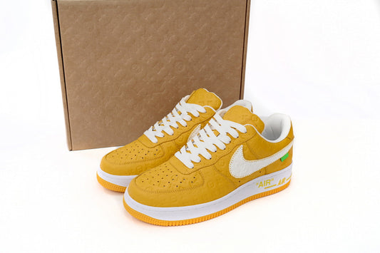 LV x Nike Air Force One Yellow