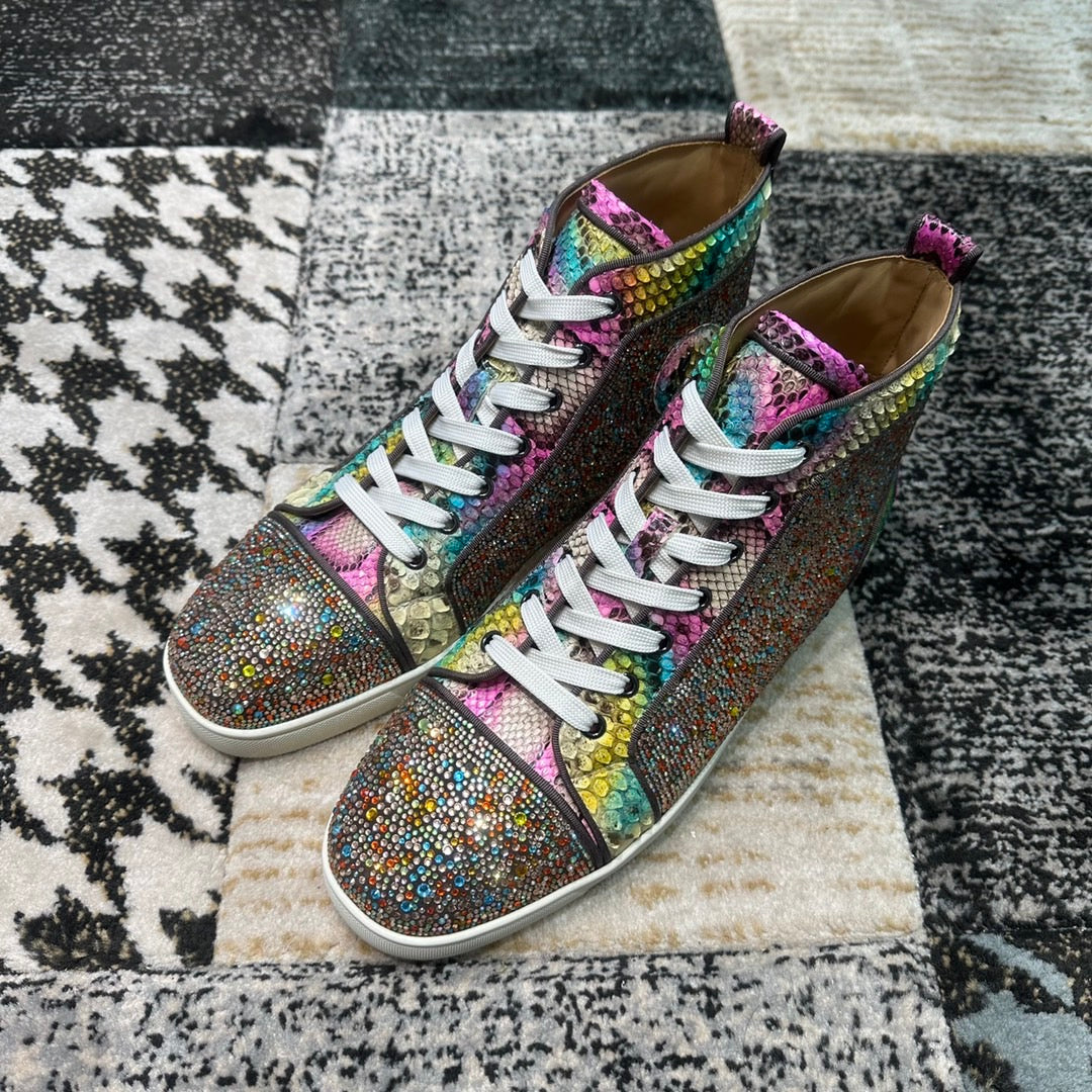 Christian Louboutin Rainbow Diamonds High