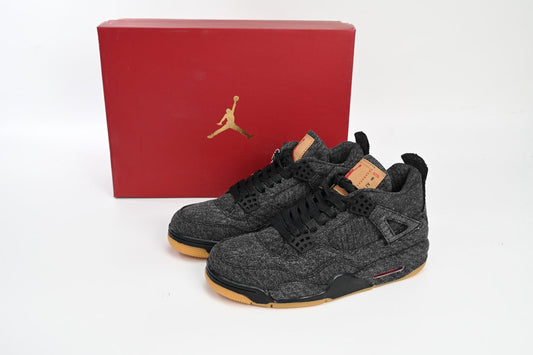 Jordan 4 Levi`s Black